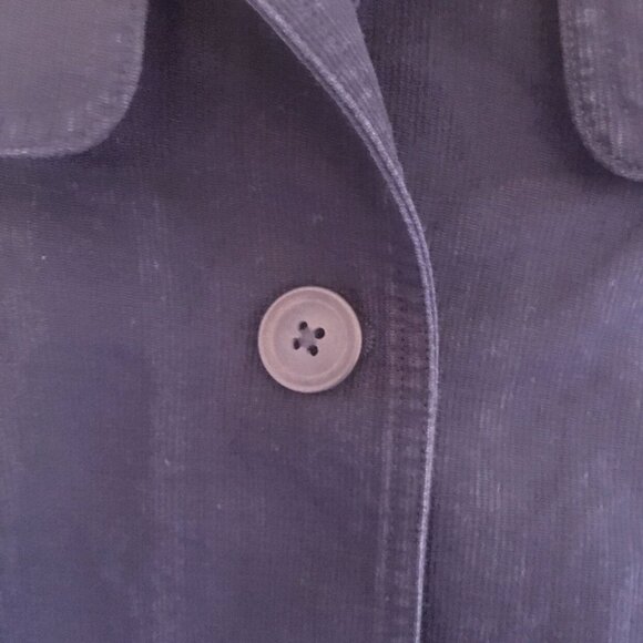 Janie And‎ Jack Pea Coat Girls Size 2T-3 Navy Blue Jacket Pleats 100% Cotton - Picture 5 of 7